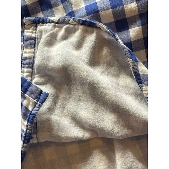 Tommy Bahama Blue And White Gingham Print Button Front Sleeveless Dress Size XXS - Picture 9 of 11